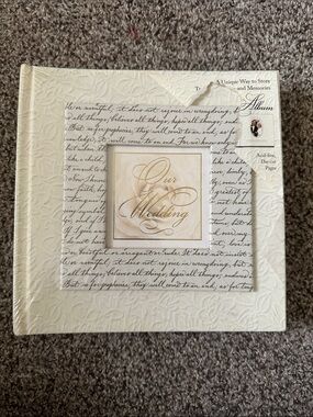 Our Wedding Ivory Photo Album New